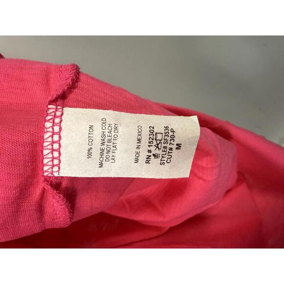 NWT Six/Fifty Women’s Pink Short Sleeve T-Shirt Midi Dress Size Medium - Picture 5 of 6